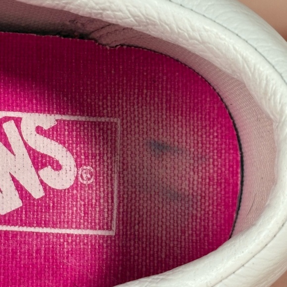 Vans Old Skool Bolt Leather Pop Pink Glow Low Top Unisex Shoes W's 7.5/ M's 6 - Picture 6 of 11